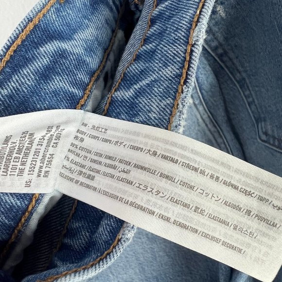 Abercrombie & Fitch The Kick Flare Ultra High Rise Jeans Size 29 8 EUC T2509 - Picture 10 of 10